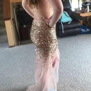 Jovani Gold Prom Dress
